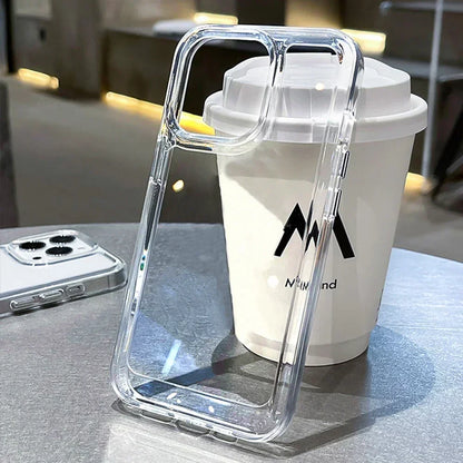 Luxury Silicone Transparent Shockproof Armo Phone Case