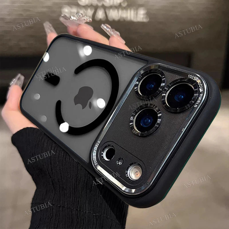 Luxury Magnetic Metal Lens Bumper Protection Phone Case New
