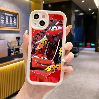 Lightning McQueen Cartoon Phone Case for iPhone