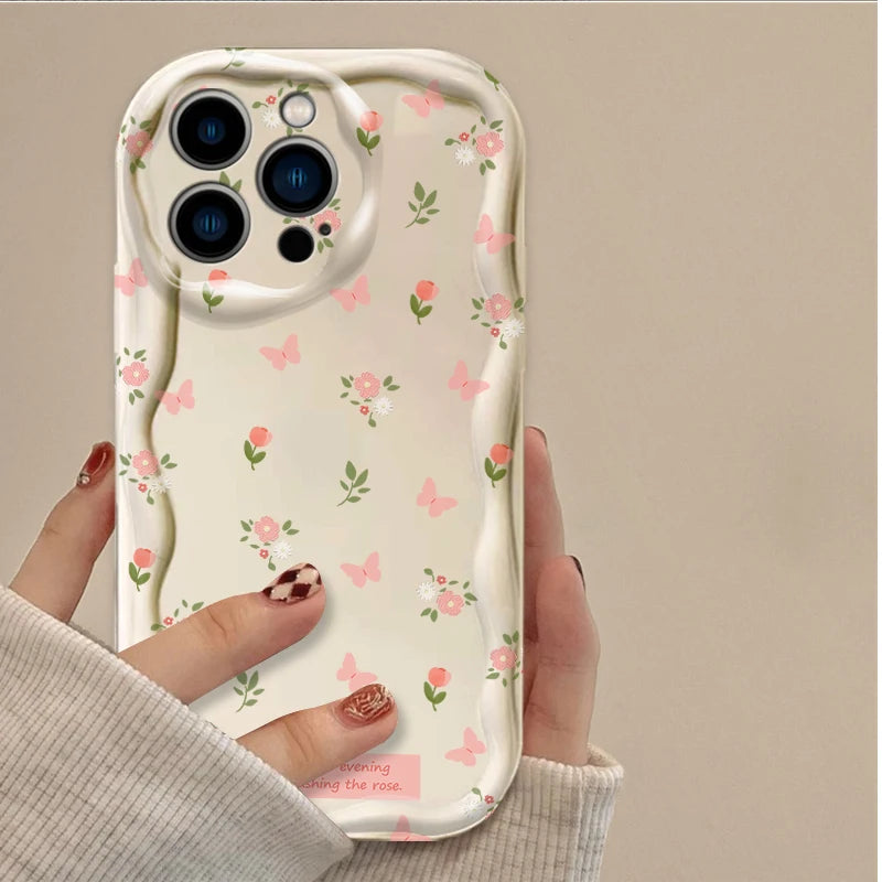 Cartoon Colorful Flowers Phone Case
