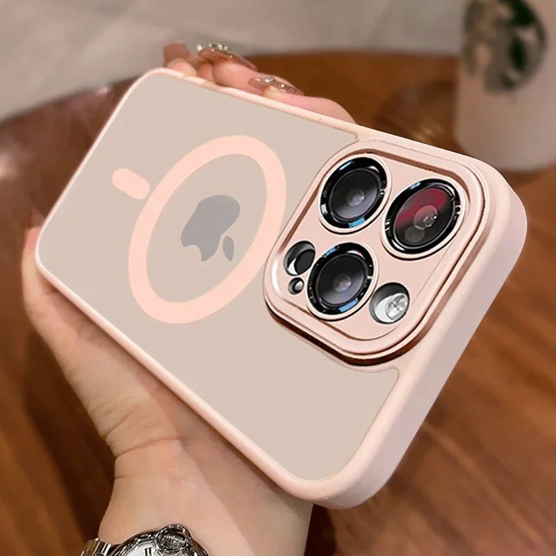 Matte Magnetic Wireless Charge Translucent Case New