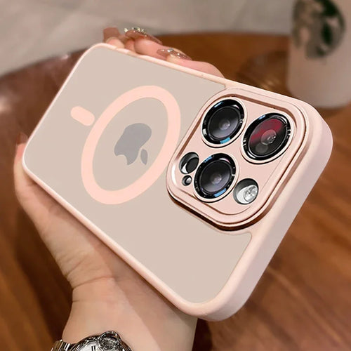 Matte Magnetic Wireless Charge Translucent Case New