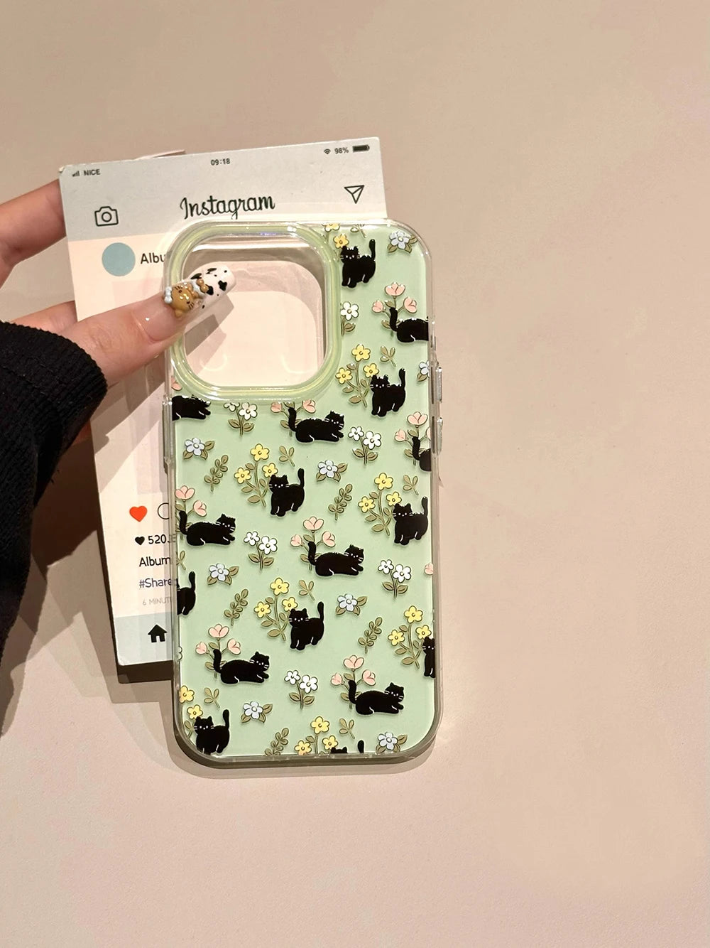 Lovely Cute Cat Silicone Phone Case
