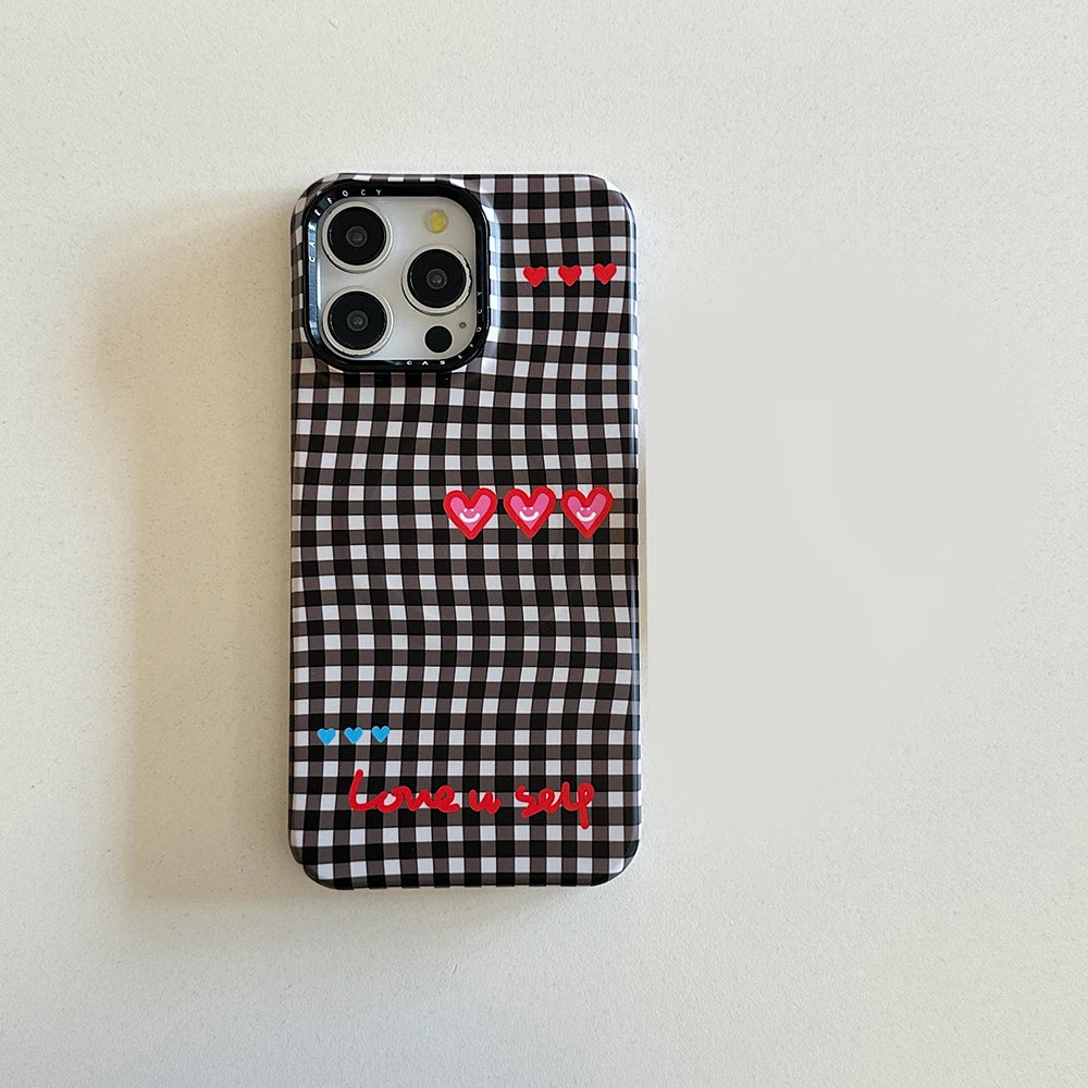 3D Cute Heart Magnetic Silicone Phone Case