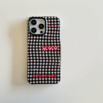 3D Cute Heart Magnetic Silicone Phone Case