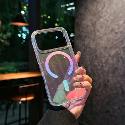 Suitable Hard Glittery Gradient Magnetic Protective Phone Case