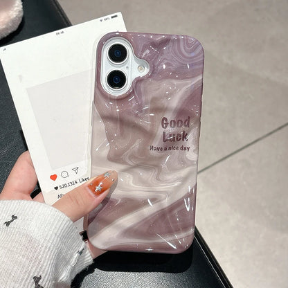 Fashion Oil Painting Marble Texture TPU Phone Case