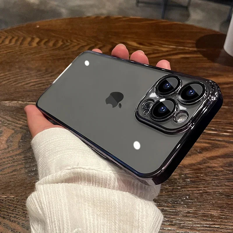 Luxury Plating Clear Phone Case
