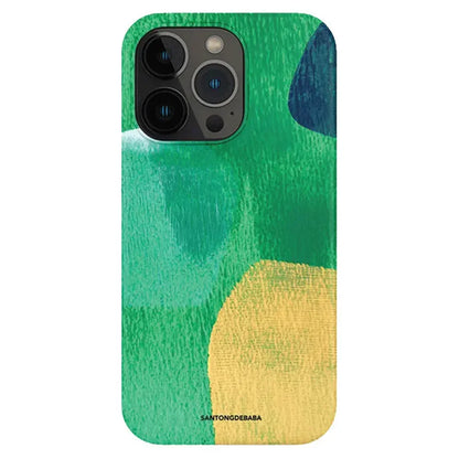 Korea Ins Fashion Art Green Phone Case New