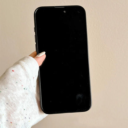 Simple Fashion Striped Polka Dot Black Phone Case