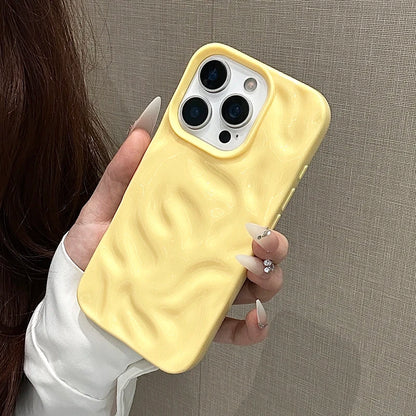 Ins 3D Rose Meteorite Pattern Texture Phone Case