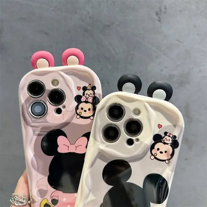 3D Ears Mickey Winnie Minnie Phone Case