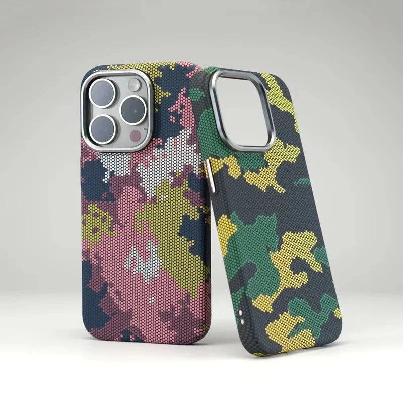 Camouflage Graffiti MagSafe Phone Case for iPhone