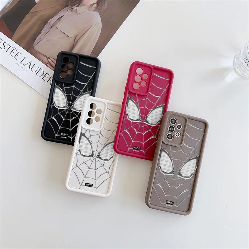 Phone Case Cool Spider-Man Eyes Silicone 3D Cute New Design