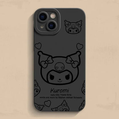 Kuromi Cartoon Phone Case for iPhone