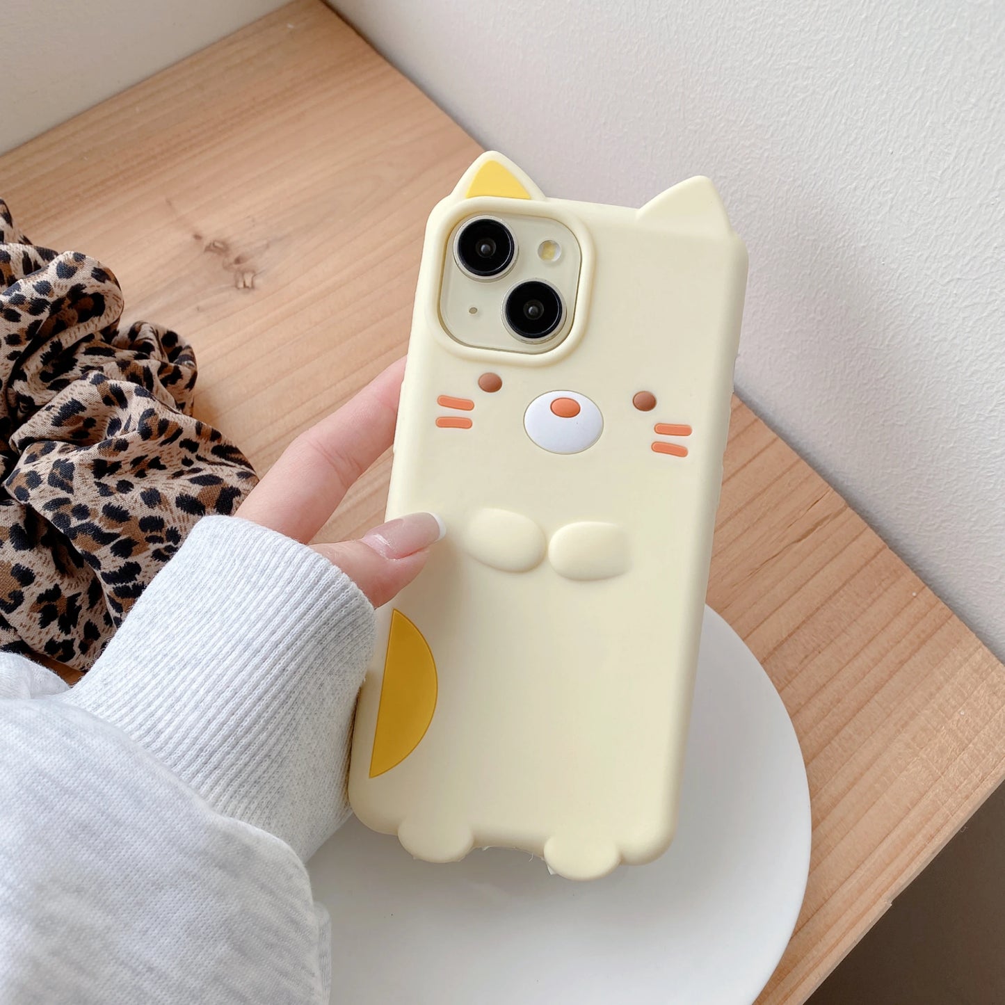 Kawaii Cartoon Sumikko Gurashi Cat Phone Case