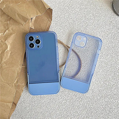 Clear Stand Holder Case for iPhone