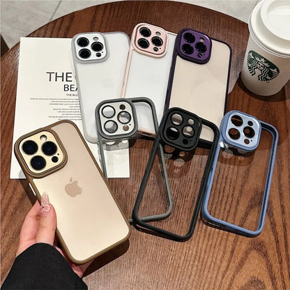 Luxury Metal Camera Protection Phone Case