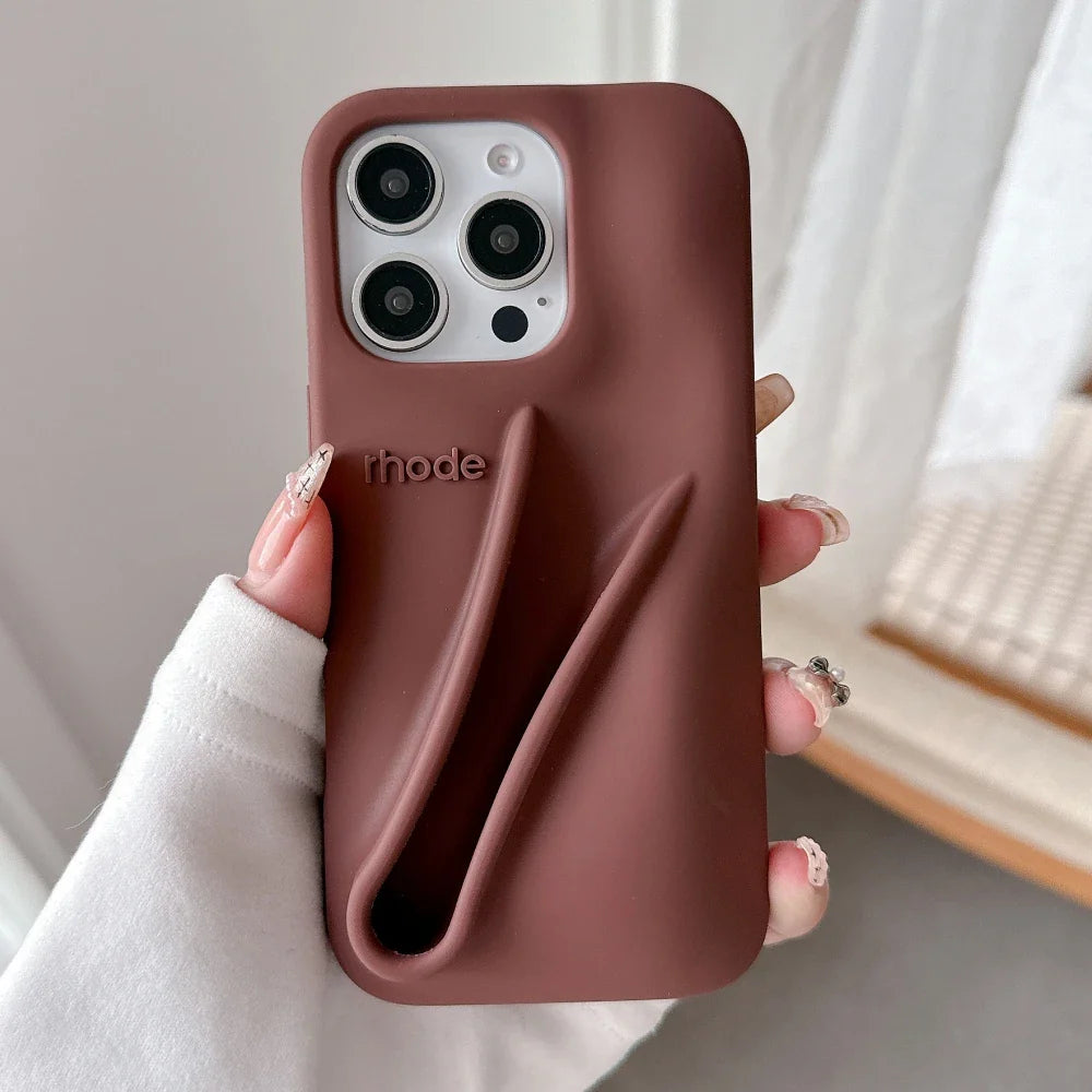 Rhode Holder Silicone Lipstick iPhone Case