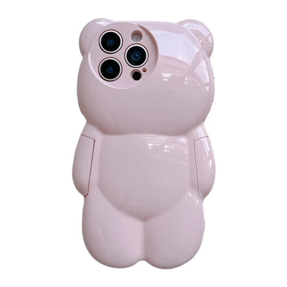 Ins Cute Macron 3D Bear Shockproof Phone Case