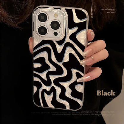 Luxury Laser Wave Pattern Phone Case Cover