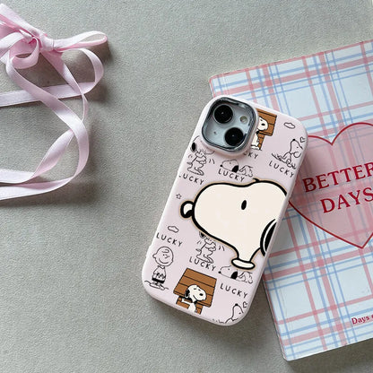 Simple Snoopy Phone Case for iPhon