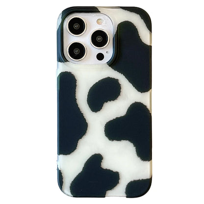 Ins Trendy Milk Cow Print IMD TPU Phone Case