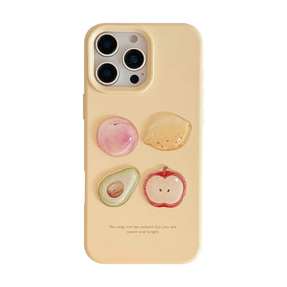 Cute Lovely 3D Fruit Soft TPU Phone Case