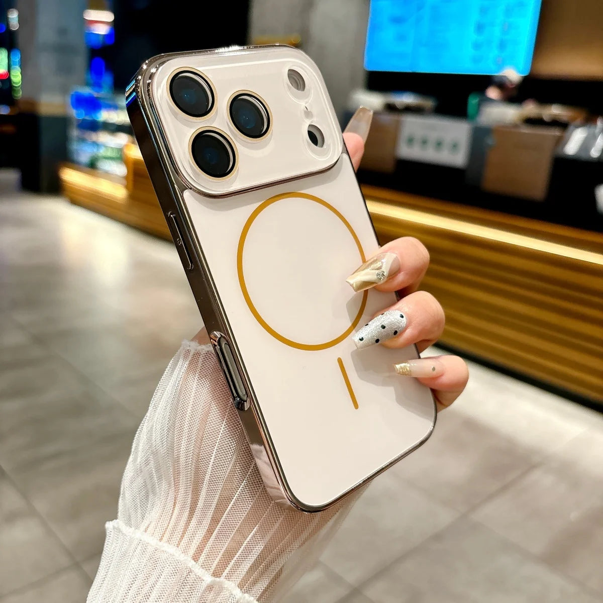 Luxury AG Nano Tempered Glass For Magsafe Phone Case