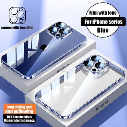 Clear Plating Phone Case for iPhone