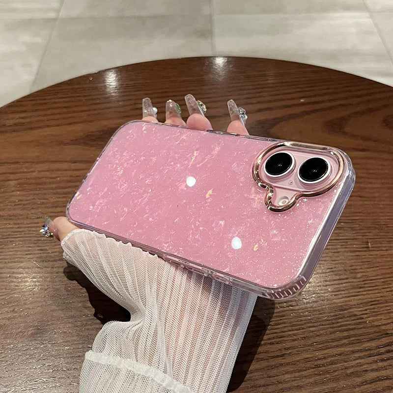 Luxury Glitter Shell Pattern Laser Phone Case