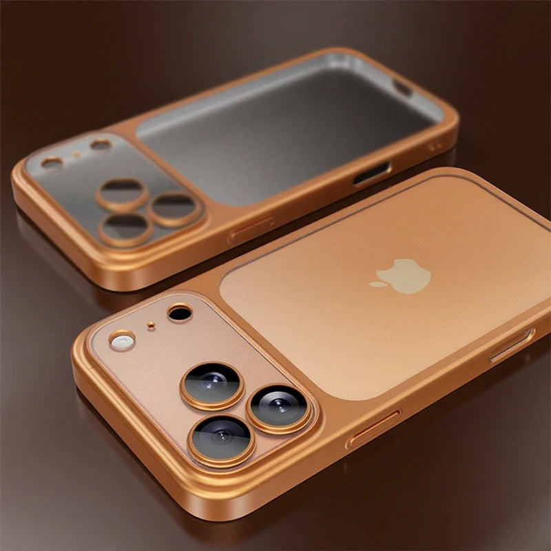 Luxury Frosted Transparent Matte Phone Case