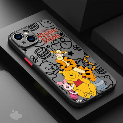 Disney Winnie The Pooh Transparent Phone Case for iPhone