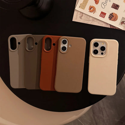 Luxury Silicone Plain Soft Phone Case