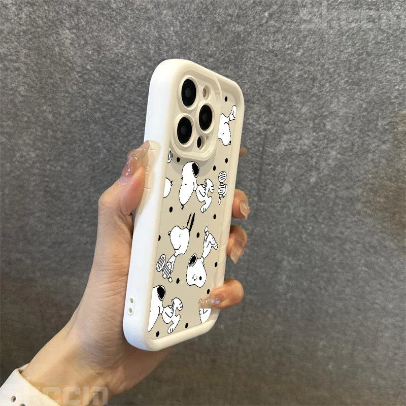 Snoopy Cartoon Phone Case for iPhone