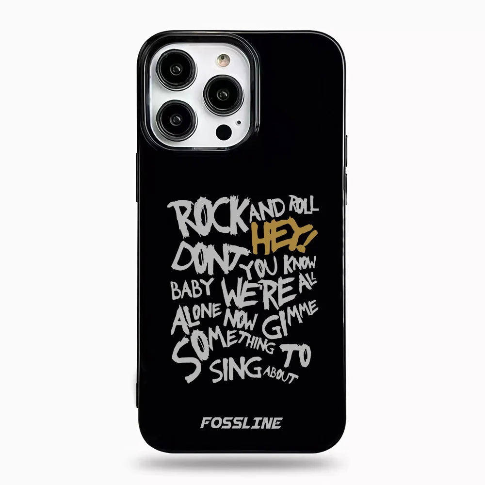 Creative Luxury Phone Case Graffiti English Shockproof