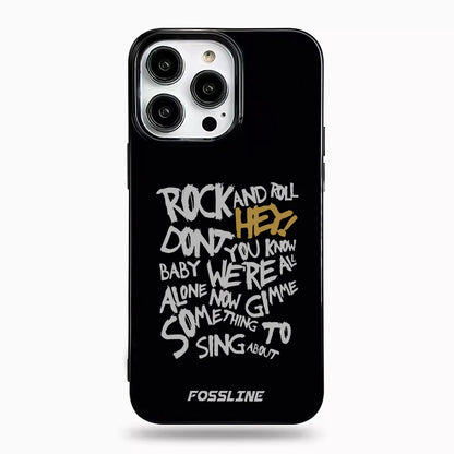 Creative Luxury Phone Case Graffiti English Shockproof