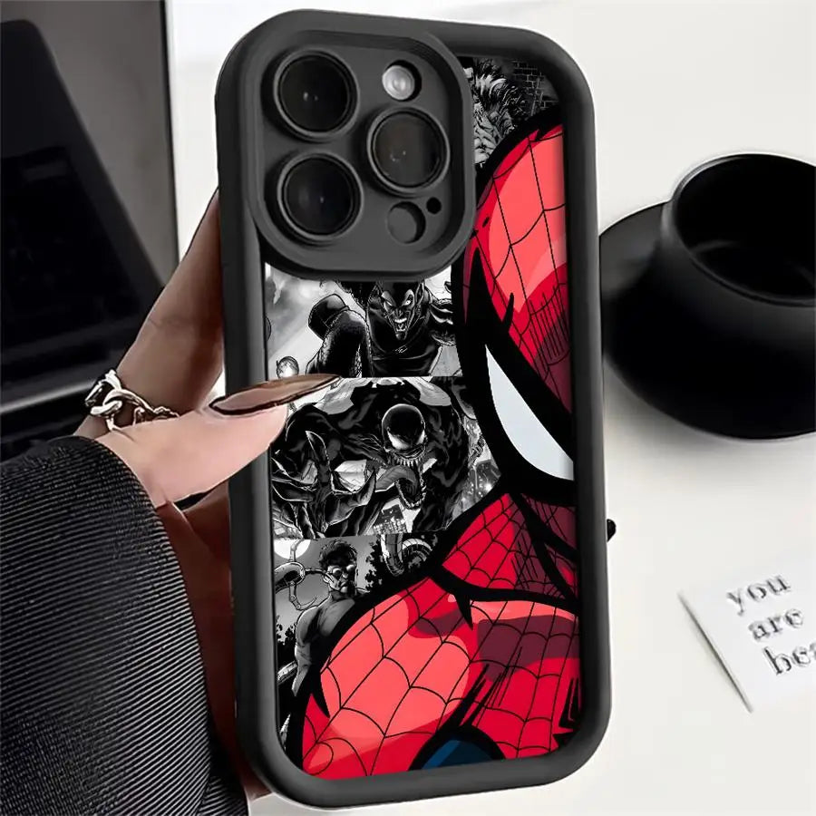 Marvel Spiderman Logo Soft iPhone Case