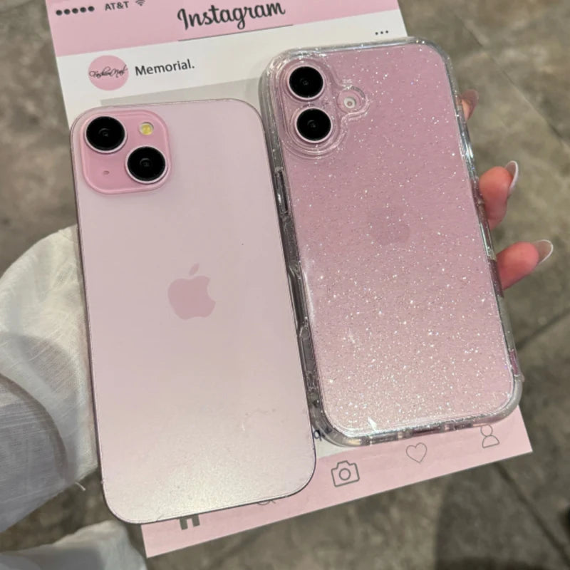 Luxury Glitter Transparent Bling Phone Case