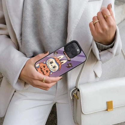 Cartoon Labubu Glossy Phone Case