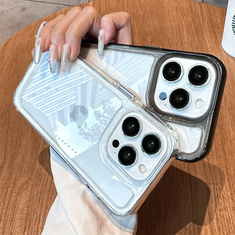 Luxury Silicone Transparent Shockproof Armo Phone Case