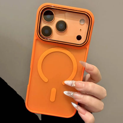 Luxury Matte Translucent For Magsafe Wireless Charge Phone Case