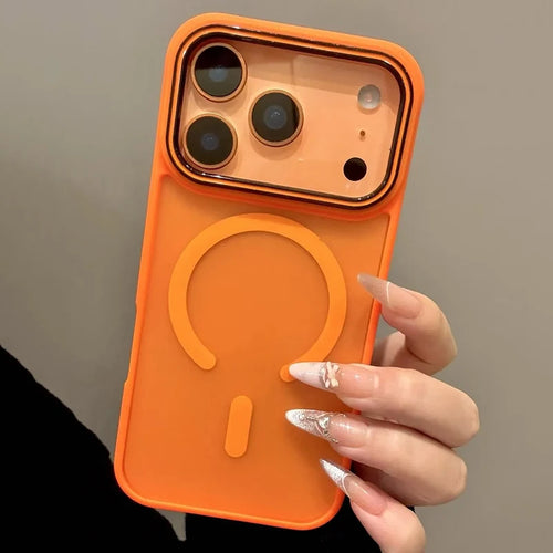 Luxury Matte Translucent For Magsafe Wireless Charge Phone Case