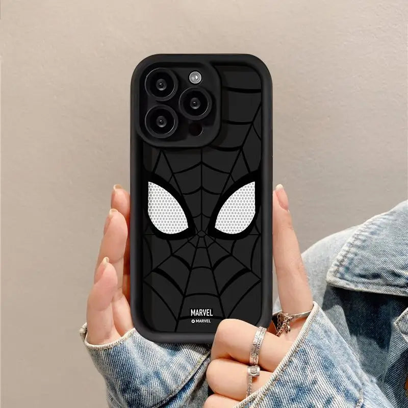 Phone Case Cool Spider-Man Eyes Silicone 3D Cute New Design