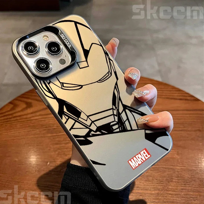 Marvel Logo Phone Case Spiderman Ironman