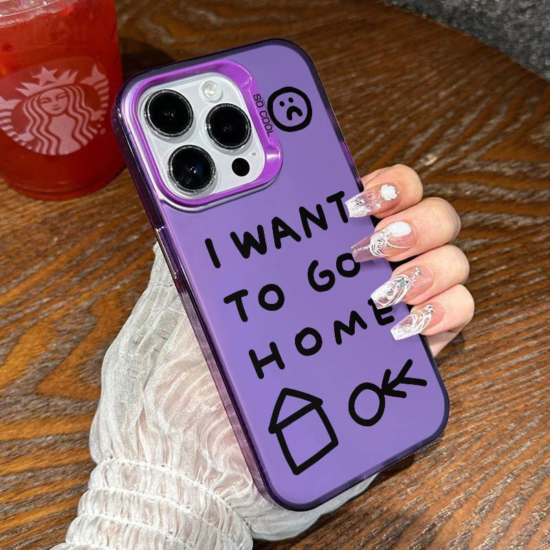 Phone Case Creative English Y2K