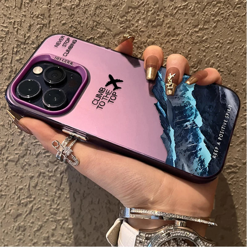 Mountain Peak Aircraft PC Phone Case