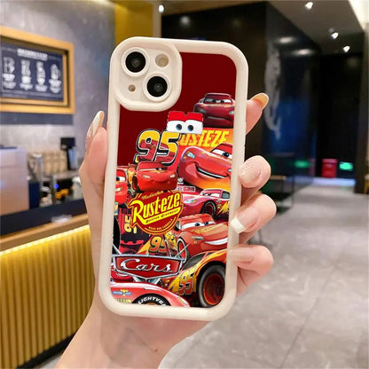 Lightning McQueen Cartoon Phone Case for iPhone