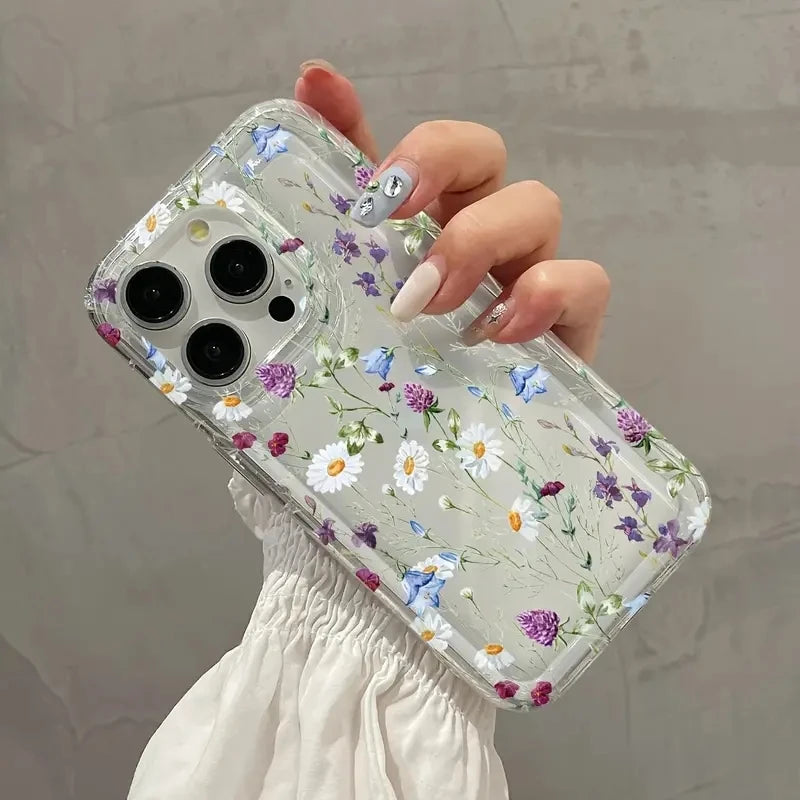 Patterned Printed Simple Transparent Phone Case