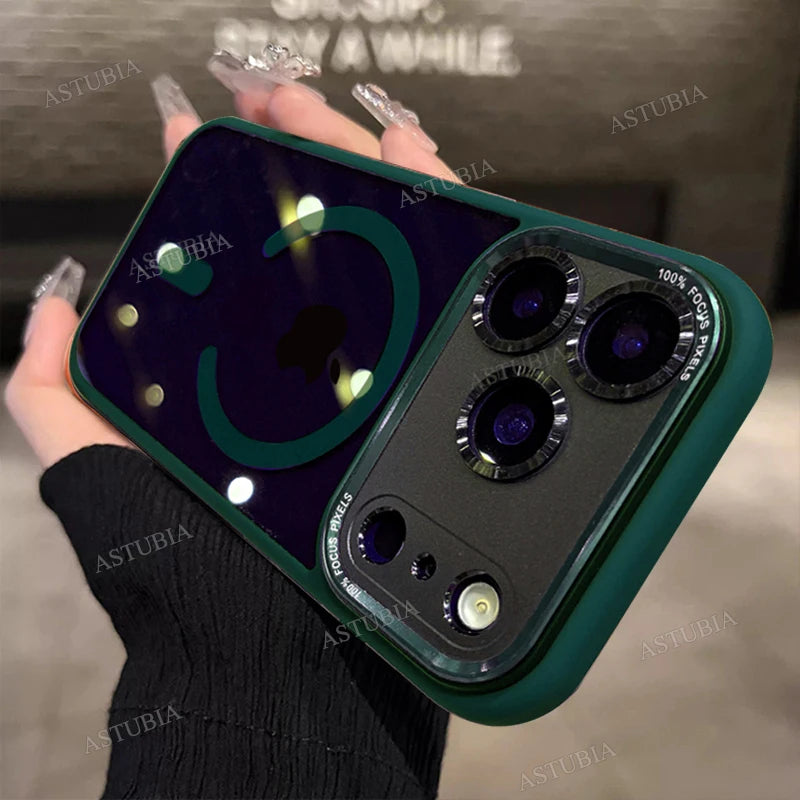 Luxury Magnetic Metal Lens Bumper Protection Phone Case